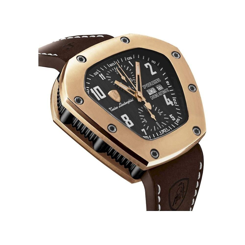 Lamborghini Black Leather Watch -   -  Lamborghini.