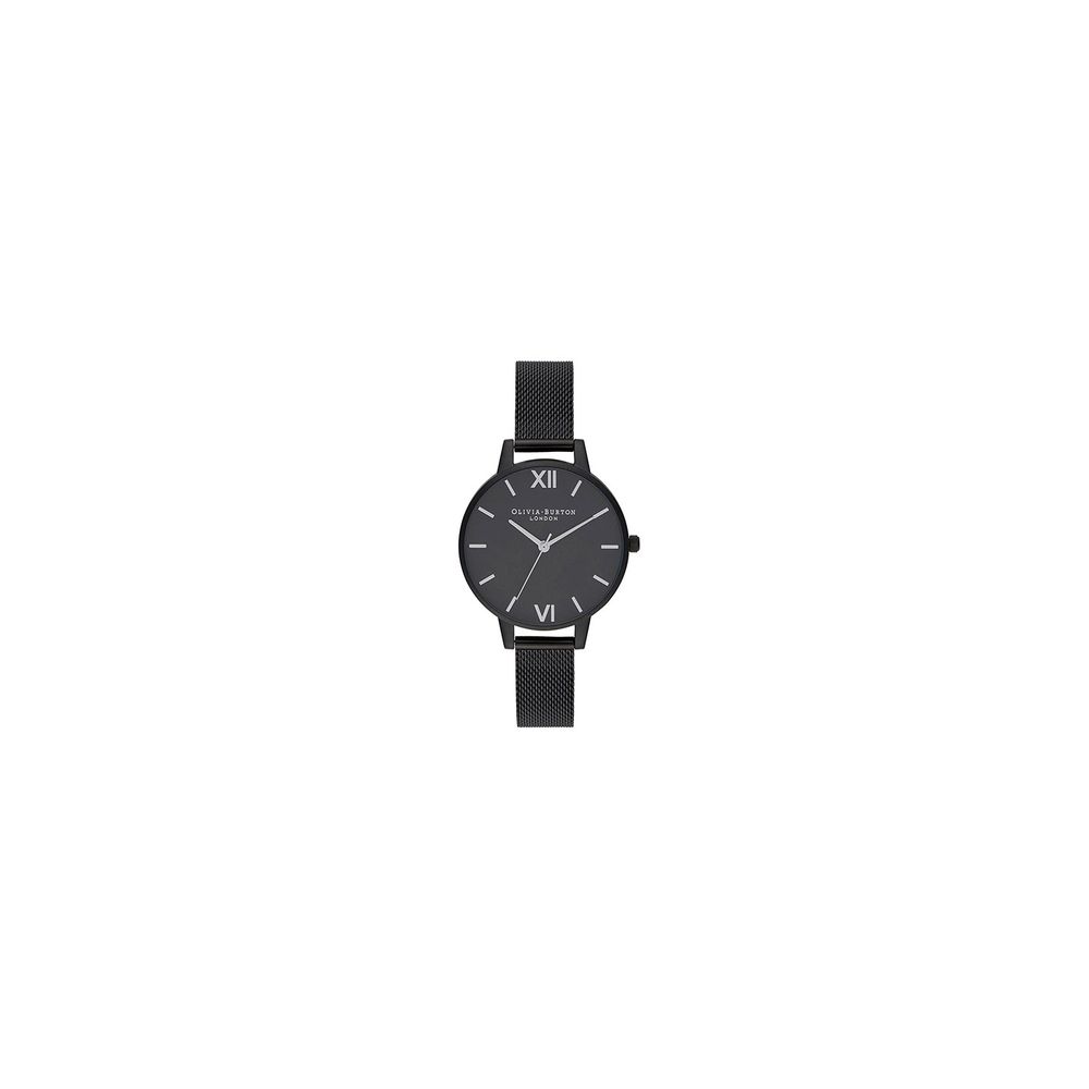 Olivia Burton Black Stainless Steel Watch -   -  Olivia Burton.