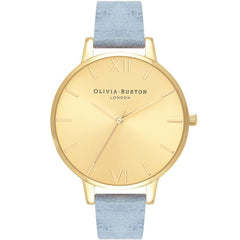 Olivia Burton Blue Artificial Leather Watch -   -  Olivia Burton.