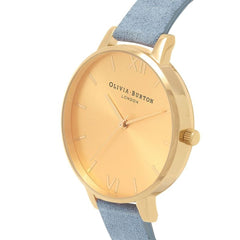 Olivia Burton Blue Artificial Leather Watch -   -  Olivia Burton.