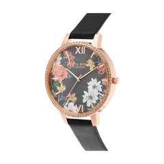 Olivia Burton Black Artificial Leather Watch -   -  Olivia Burton.