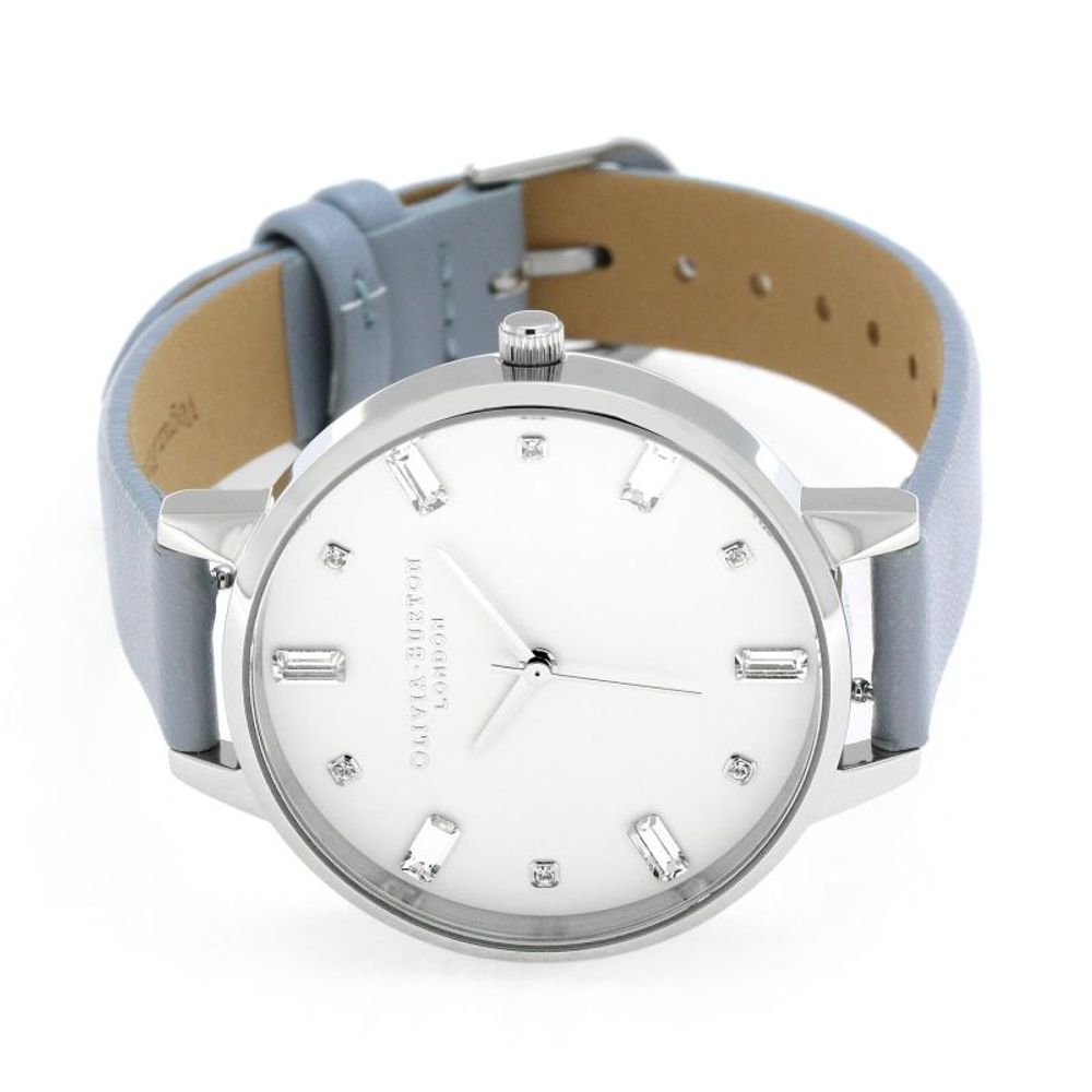 Olivia Burton Blue Artificial Leather Watch -   -  Olivia Burton.