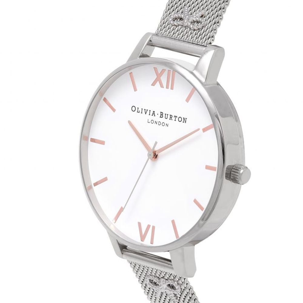 Olivia Burton Silver Stainless Steel Watch -   -  Olivia Burton.