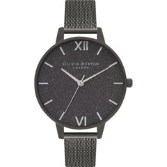 Olivia Burton Black Stainless Steel Watch -   -  Olivia Burton.