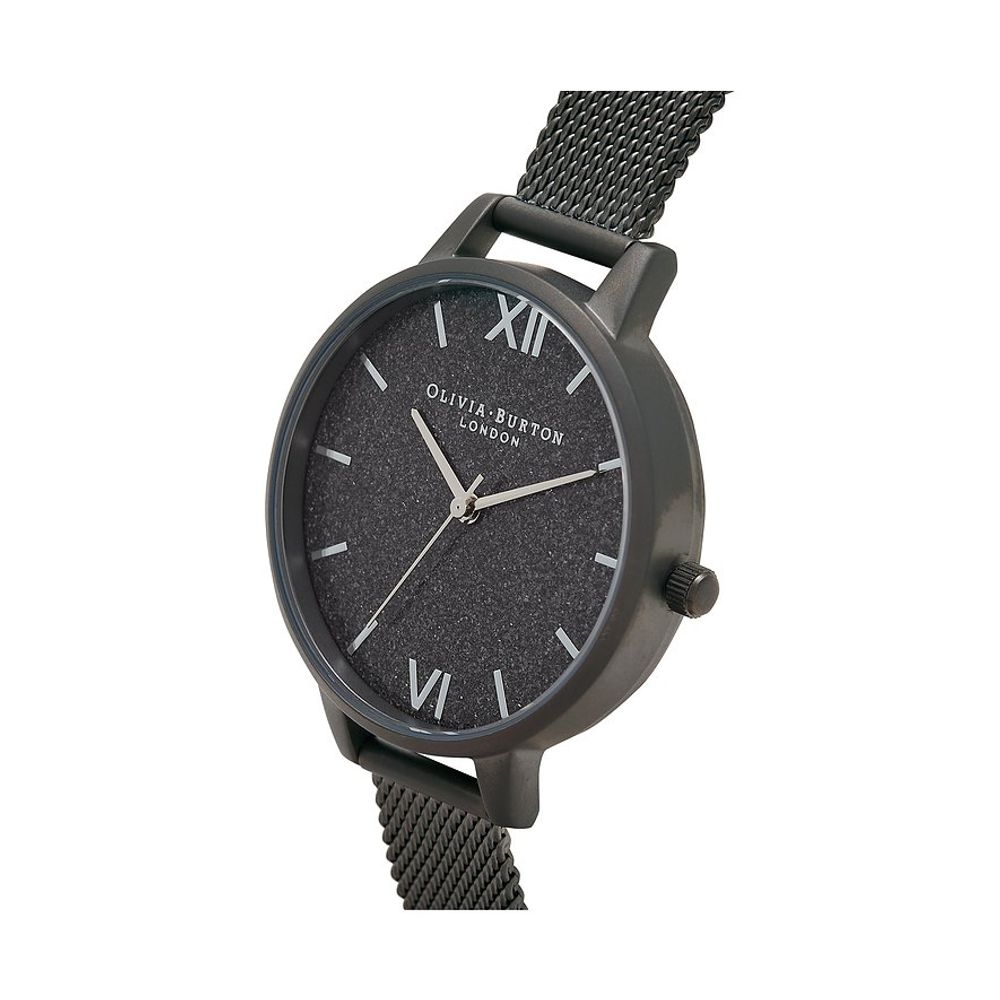 Olivia Burton Black Stainless Steel Watch -   -  Olivia Burton.