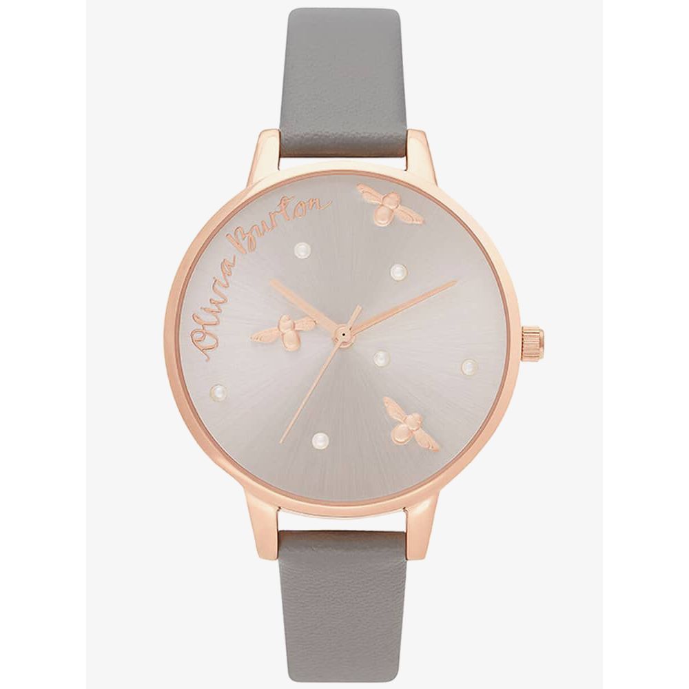 Olivia Burton Gray Artificial Leather Watch -   -  Olivia Burton.