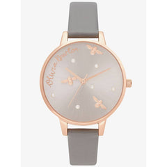 Olivia Burton Gray Artificial Leather Watch -   -  Olivia Burton.