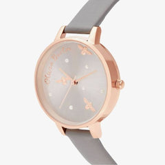 Olivia Burton Gray Artificial Leather Watch -   -  Olivia Burton.