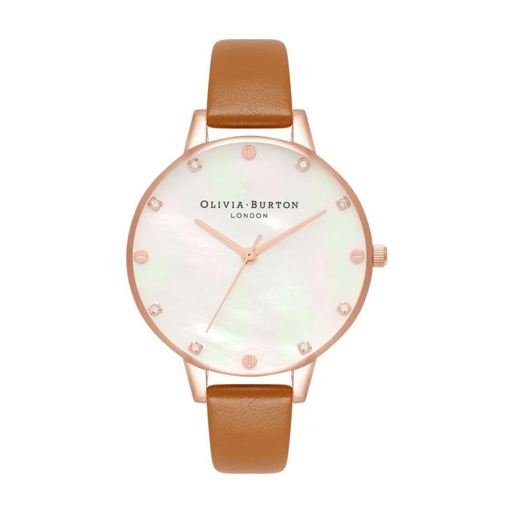 Olivia Burton Brown Artificial Leather Watch -   -  Olivia Burton.