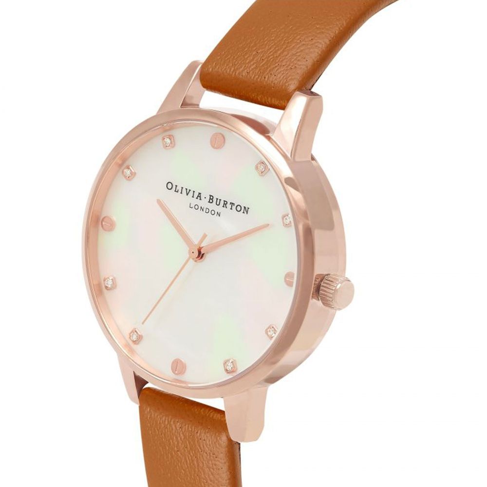Olivia Burton Brown Artificial Leather Watch -   -  Olivia Burton.