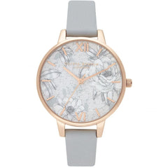 Olivia Burton Gray Artificial Leather Watch -   -  Olivia Burton.