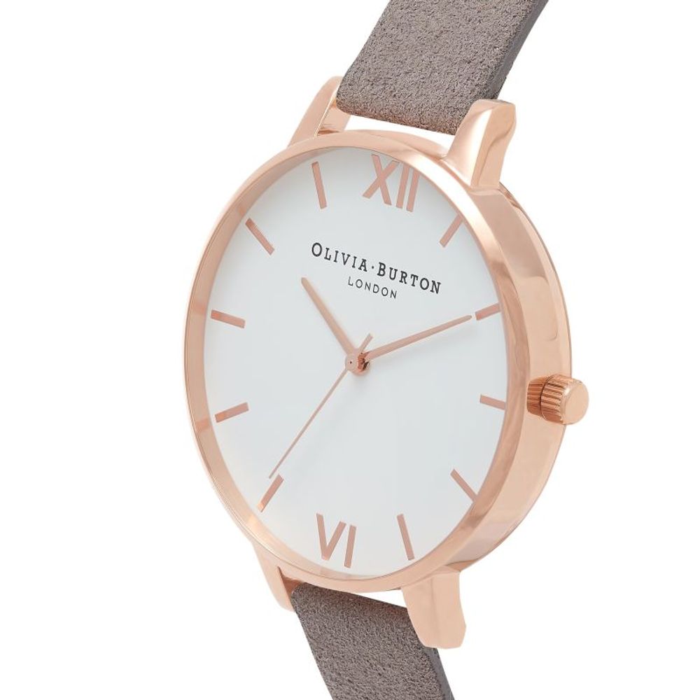 Olivia Burton Gray Artificial Leather Watch -   -  Olivia Burton.