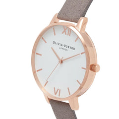 Olivia Burton Gray Artificial Leather Watch -   -  Olivia Burton.