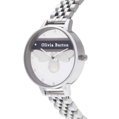 Olivia Burton Silver Stainless Steel Watch -   -  Olivia Burton.
