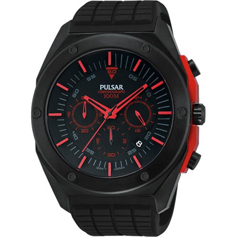 Pulsar Black Rubber Watch -   -  Pulsar.