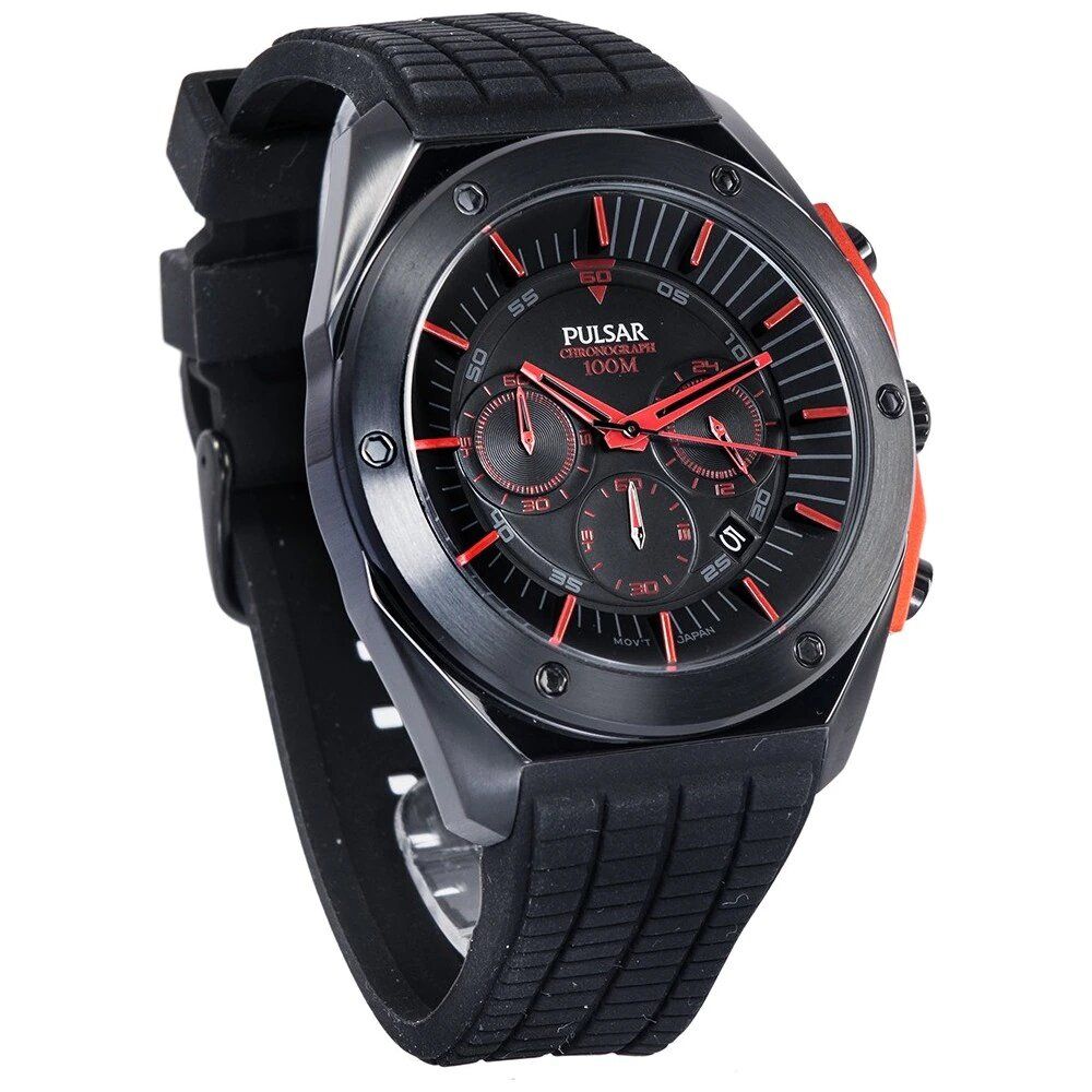 Pulsar Black Rubber Watch -   -  Pulsar.