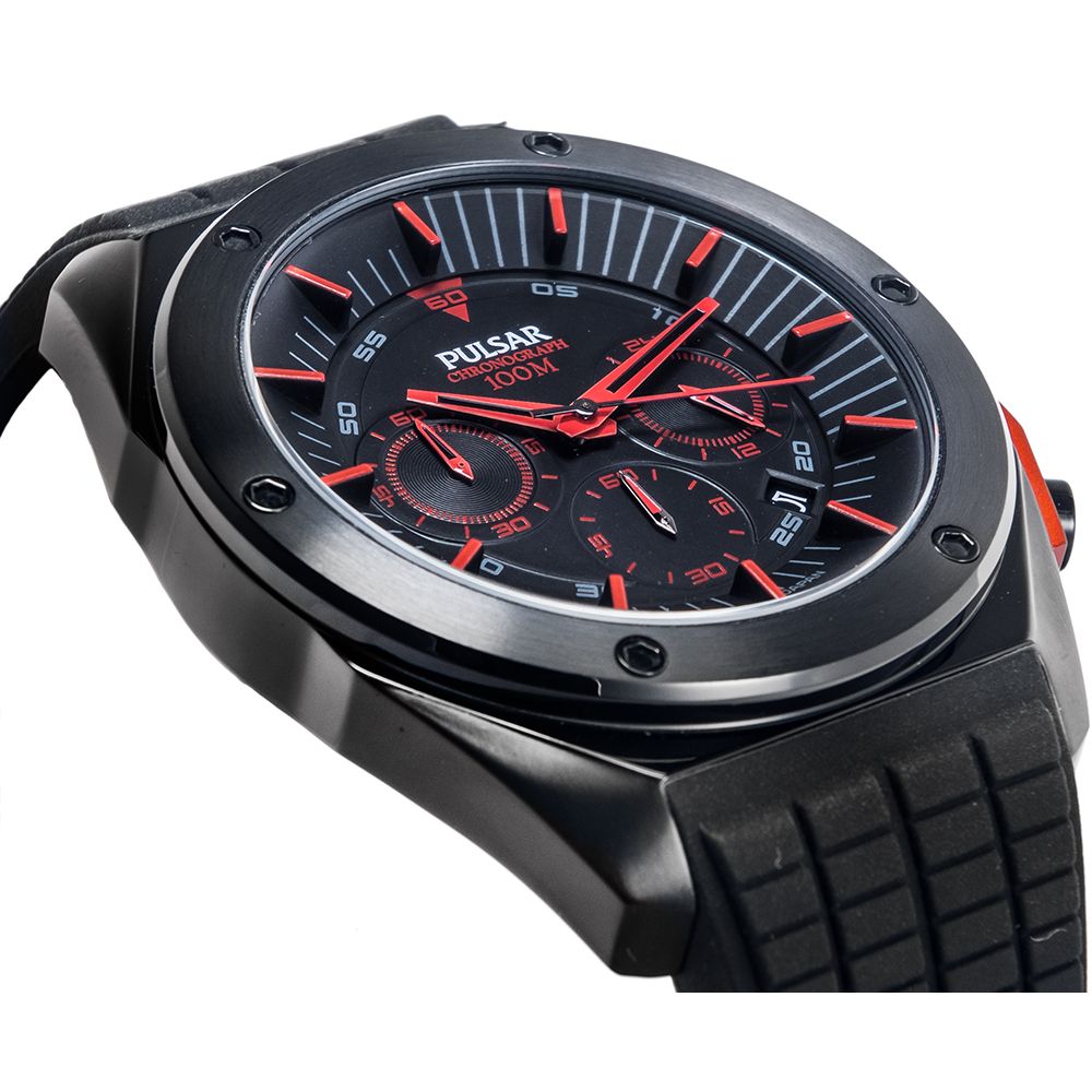 Pulsar Black Rubber Watch -   -  Pulsar.