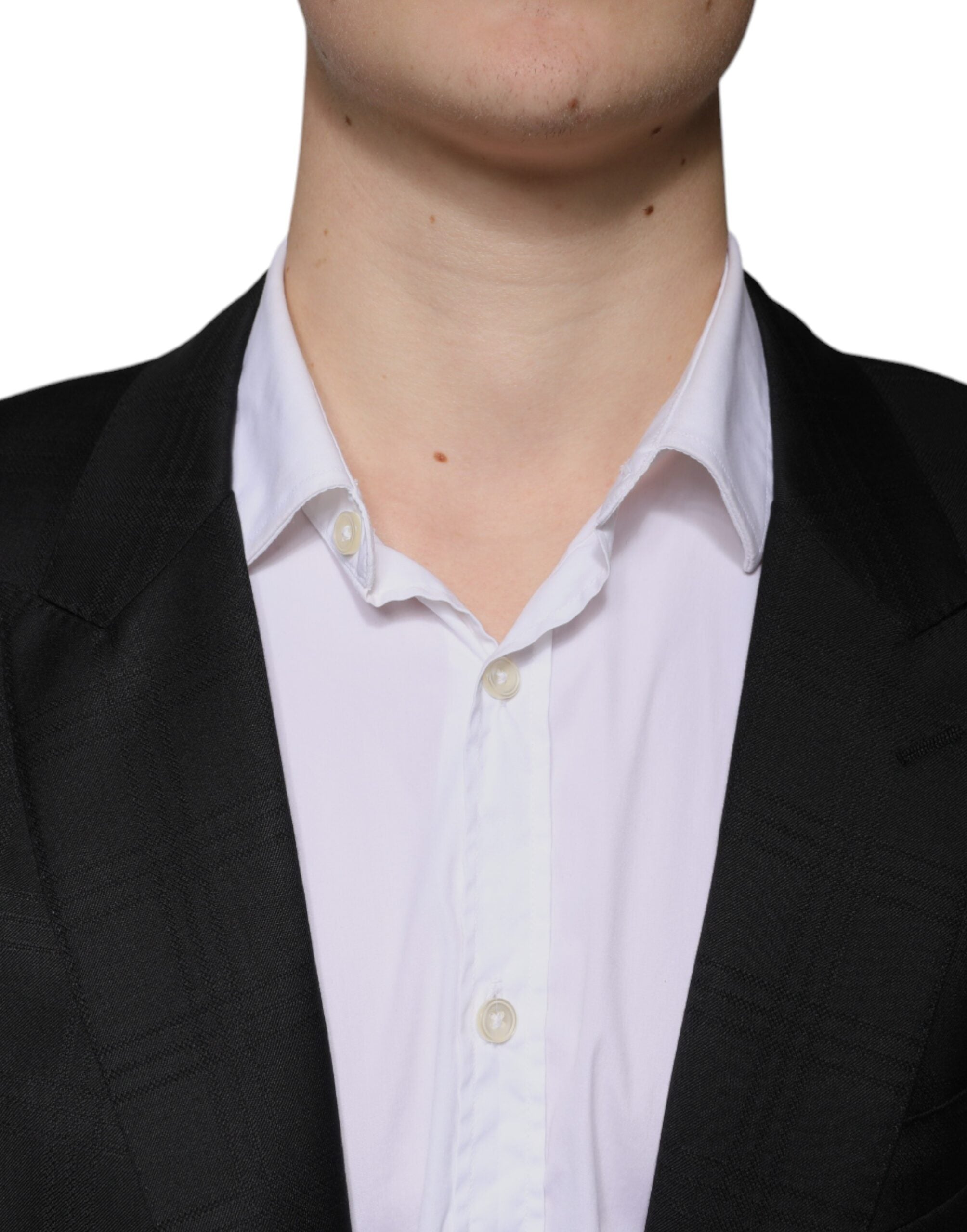 Dolce & Gabbana Black Wool Single Breasted Formal Suit -   -  Dolce & Gabbana.