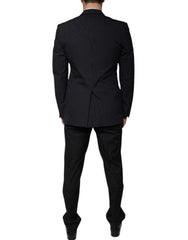 Dolce & Gabbana Black Stripe Single Breasted Formal Suit -   -  Dolce & Gabbana.