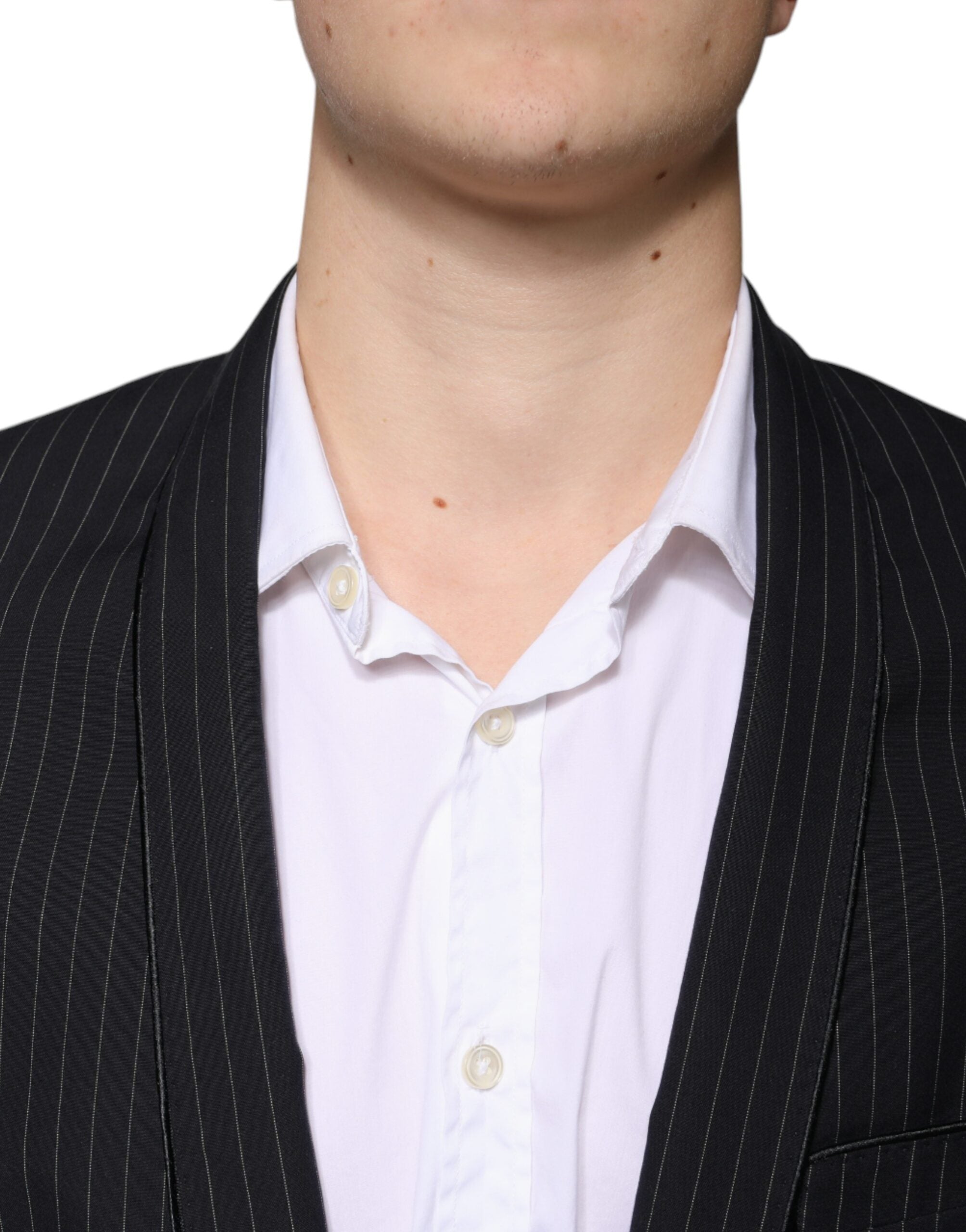 Dolce & Gabbana Black Stripe Single Breasted Formal Suit -   -  Dolce & Gabbana.