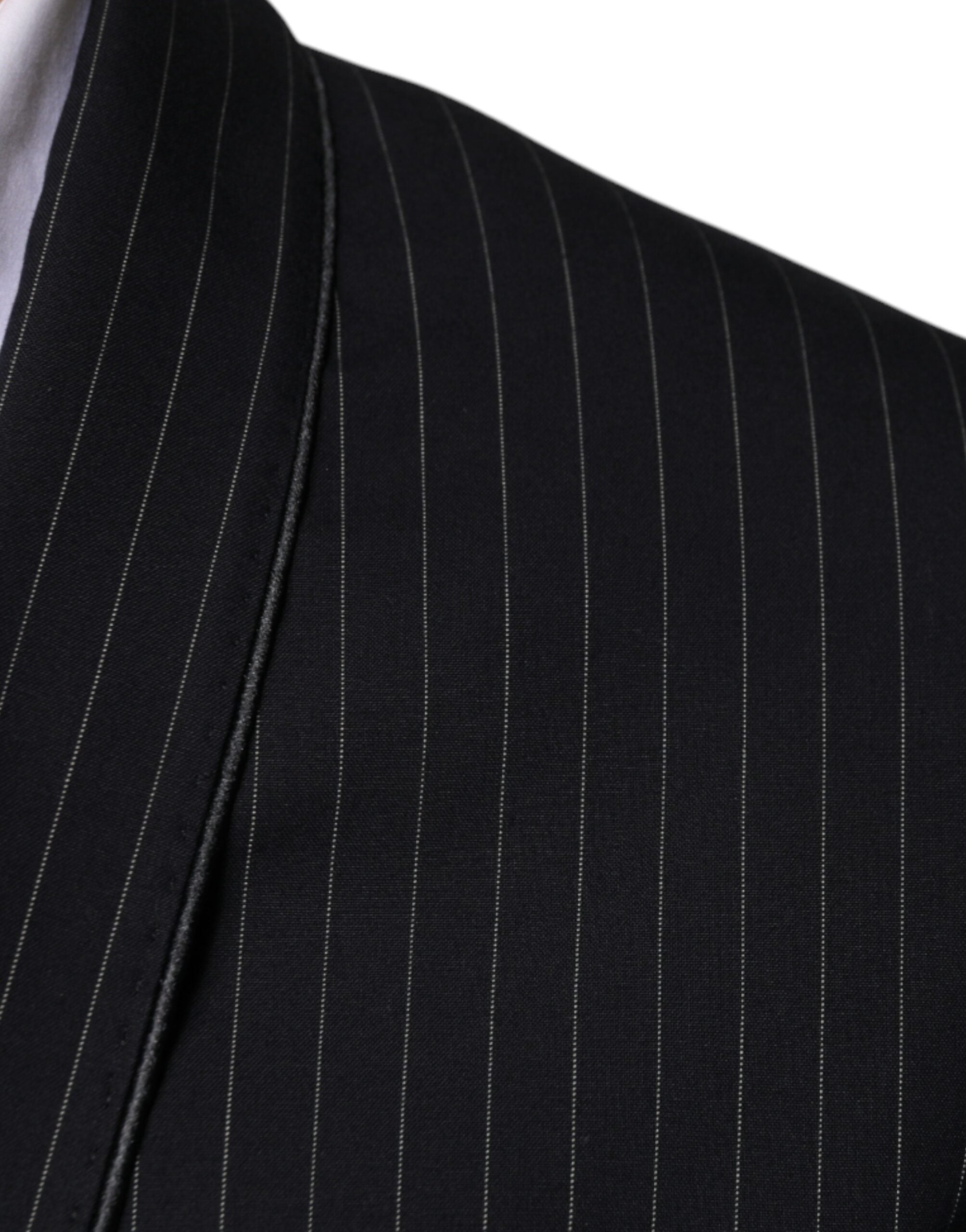 Dolce & Gabbana Black Stripe Single Breasted Formal Suit -   -  Dolce & Gabbana.