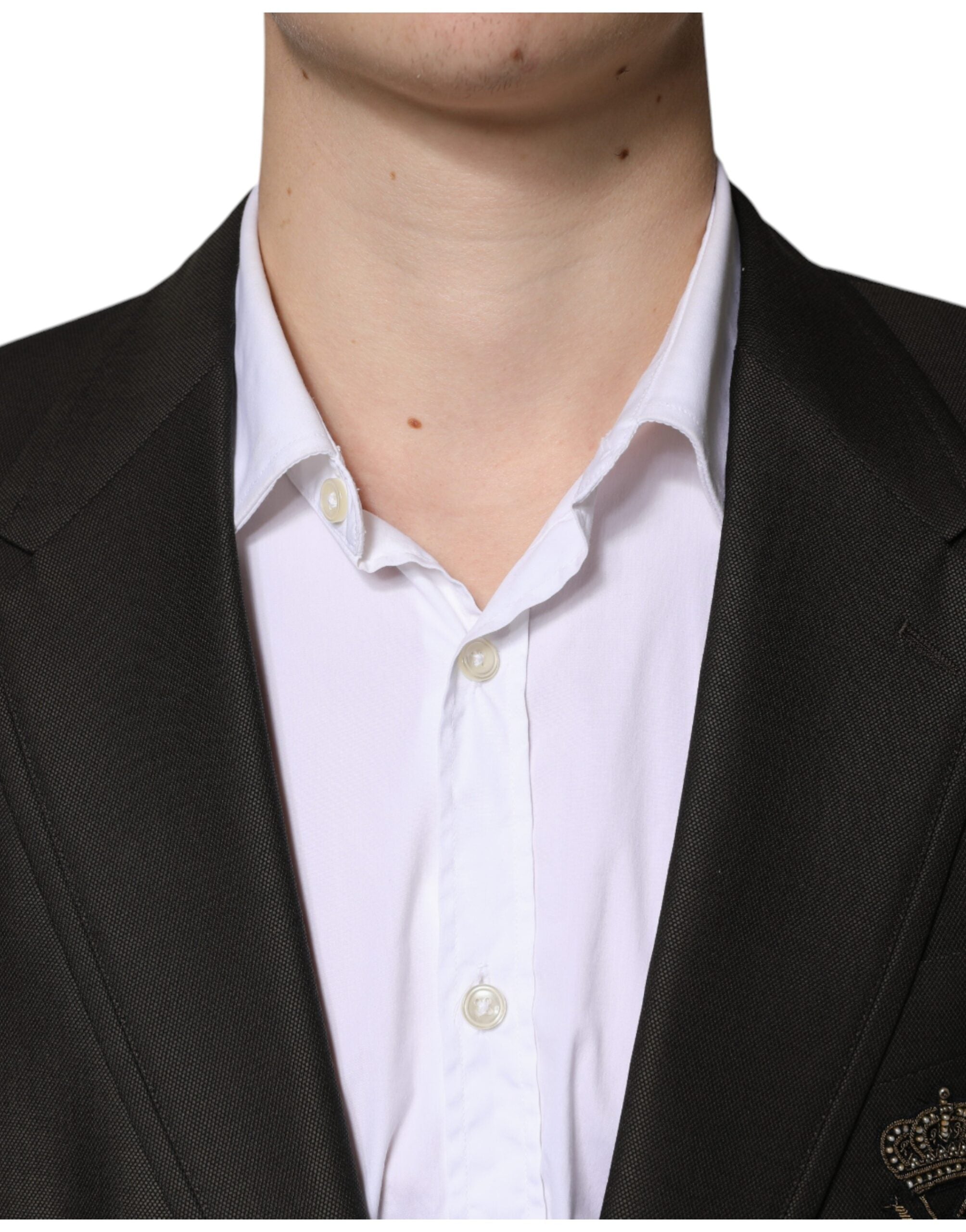 Dolce & Gabbana Blazer Brown Green Bee Wool Jacket Coat -   -  Dolce & Gabbana.