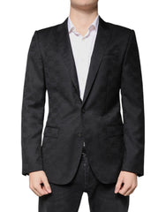 Dolce & Gabbana Black Wool Single Breasted Formal Blazer -   -  Dolce & Gabbana.