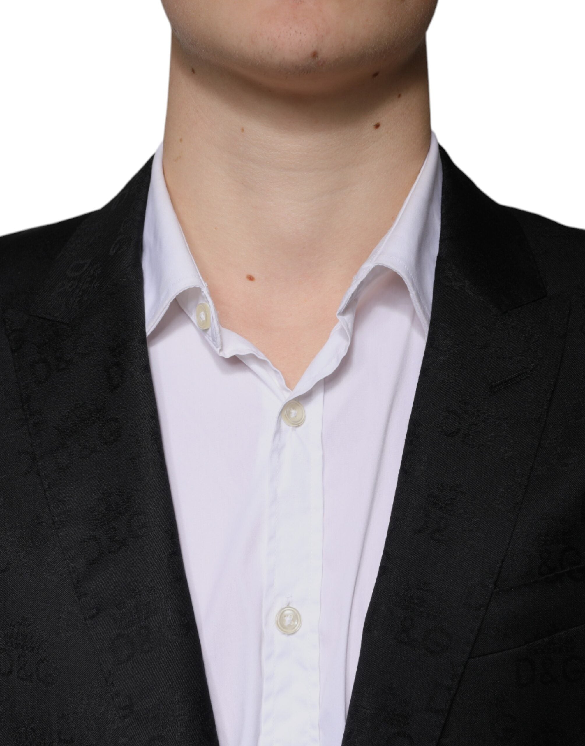 Dolce & Gabbana Black Wool Single Breasted Formal Blazer -   -  Dolce & Gabbana.