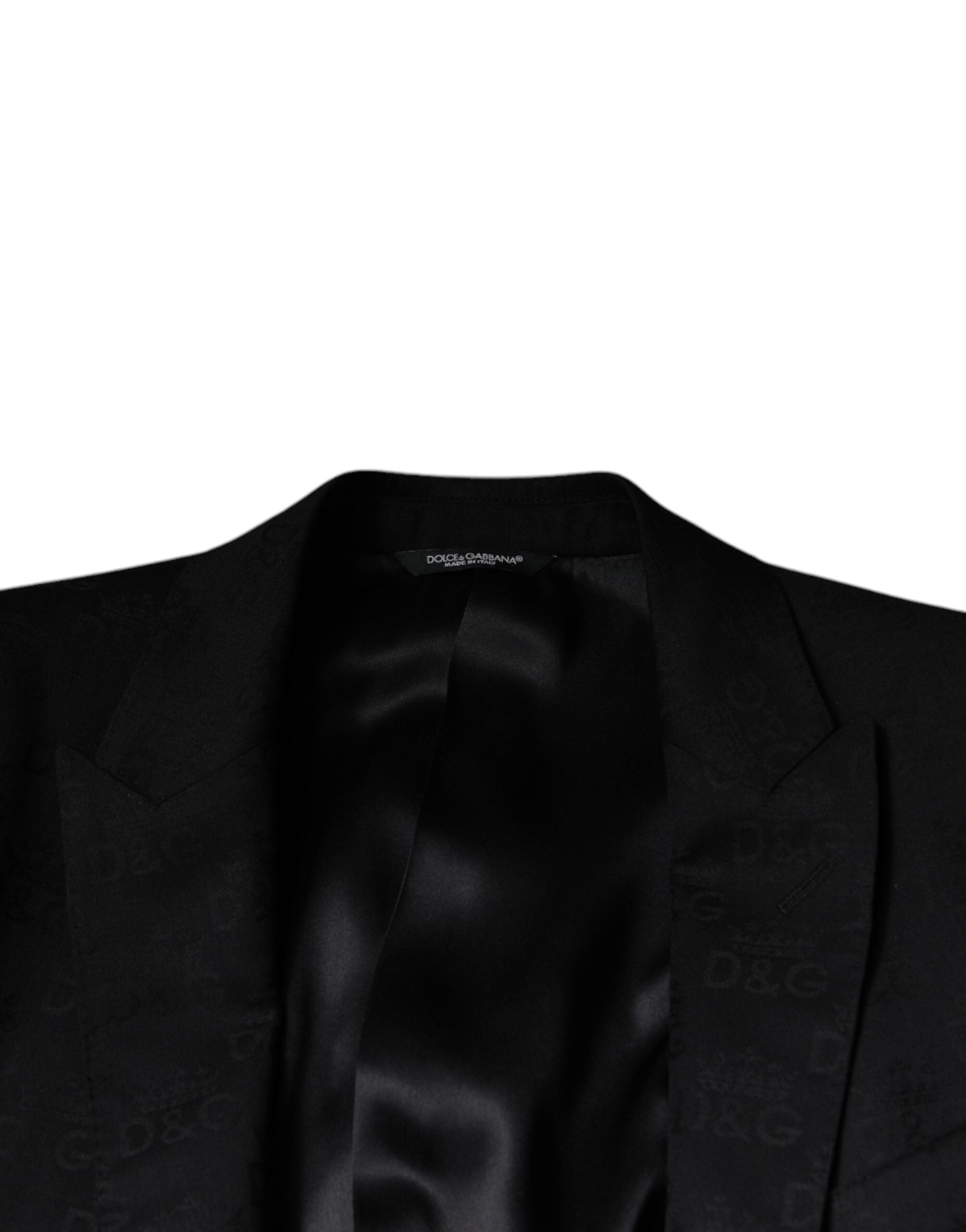Dolce & Gabbana Black Wool Single Breasted Formal Blazer -   -  Dolce & Gabbana.