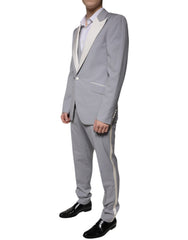Dolce & Gabbana Gray Wool 3 Piece Slim Fit Formal Suit -   -  Dolce & Gabbana.