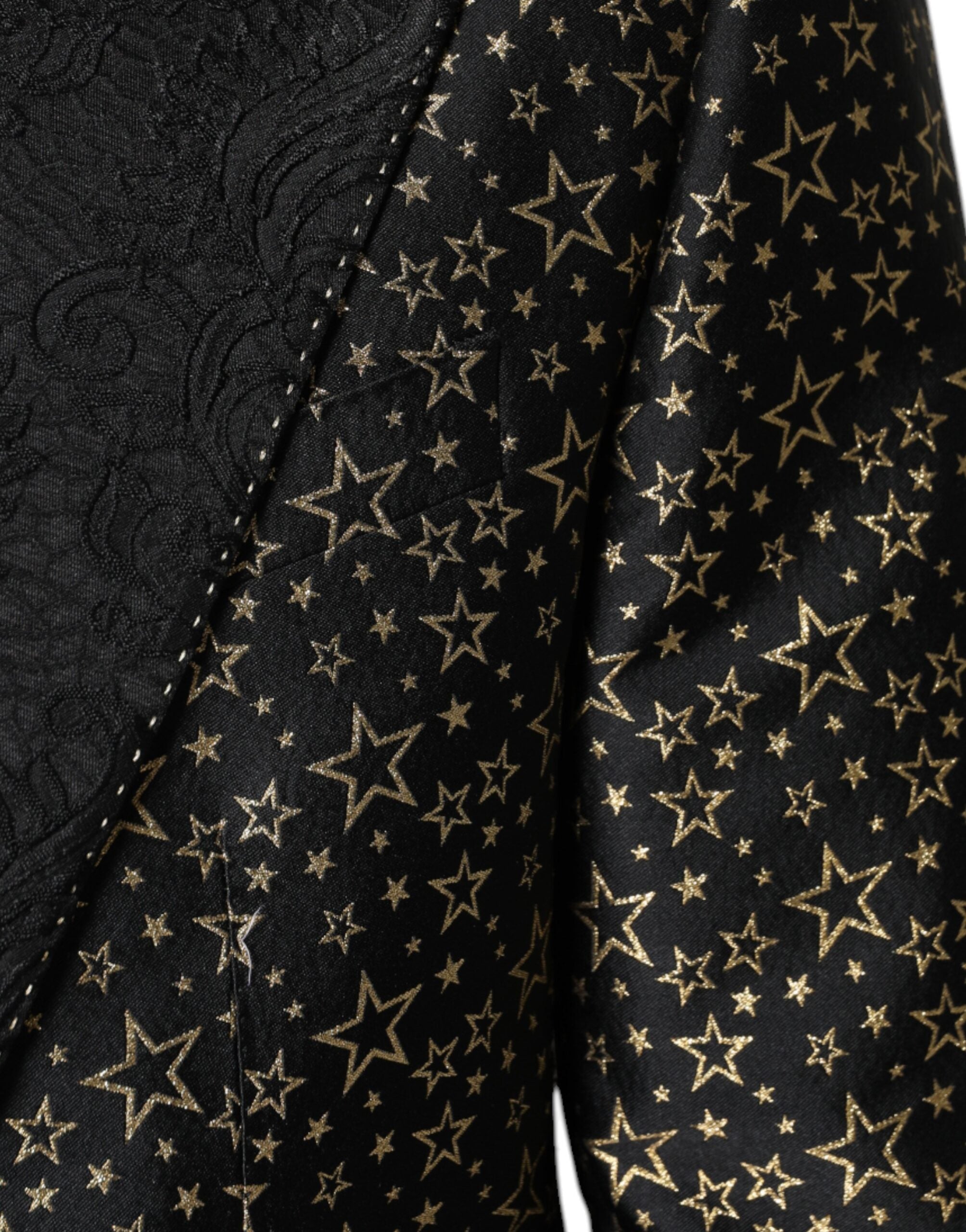 Dolce & Gabbana Black Stars Jacquard SICILIA 2 Piece Suit -   -  Dolce & Gabbana.
