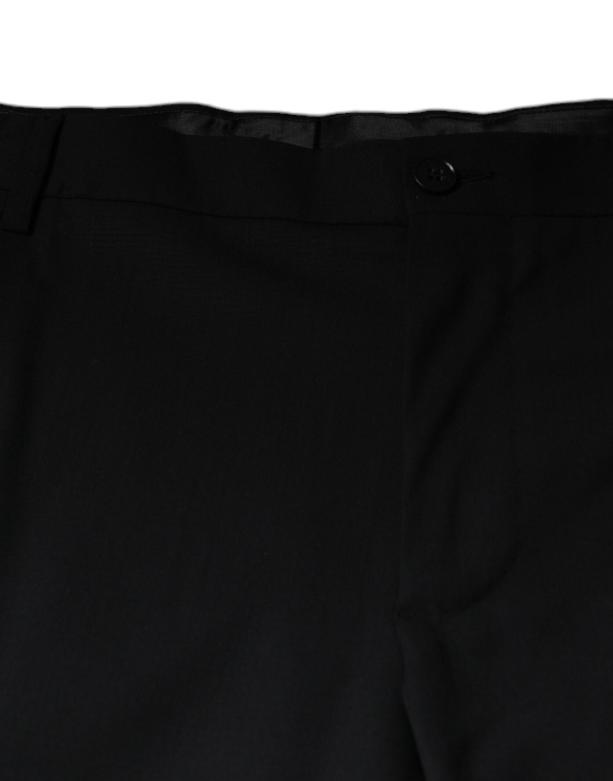 Dolce & Gabbana Black Wool Men Formal Dress Pants -   -  Dolce & Gabbana.