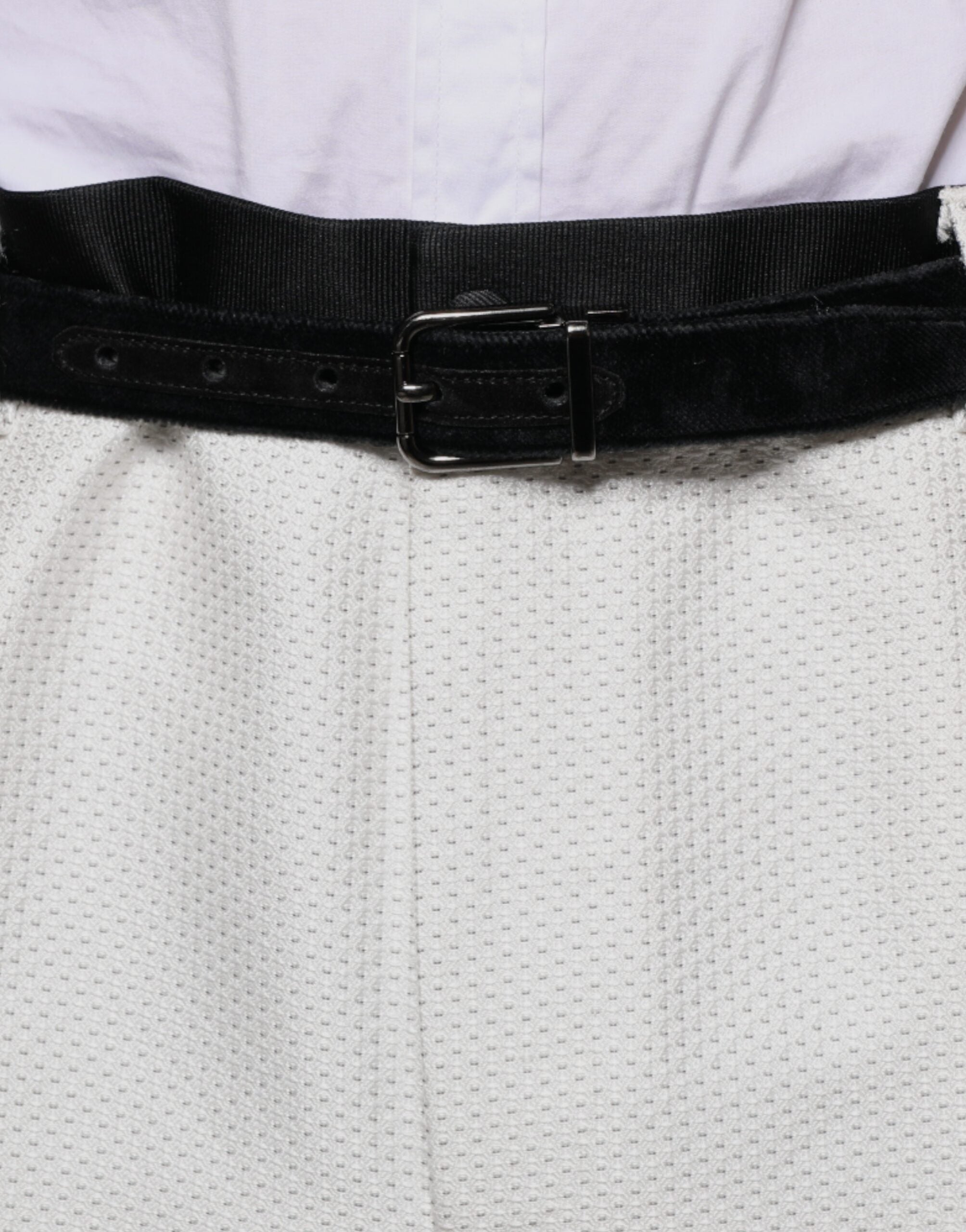 Dolce & Gabbana White Polyester Formal Dress Pants -   -  Dolce & Gabbana.
