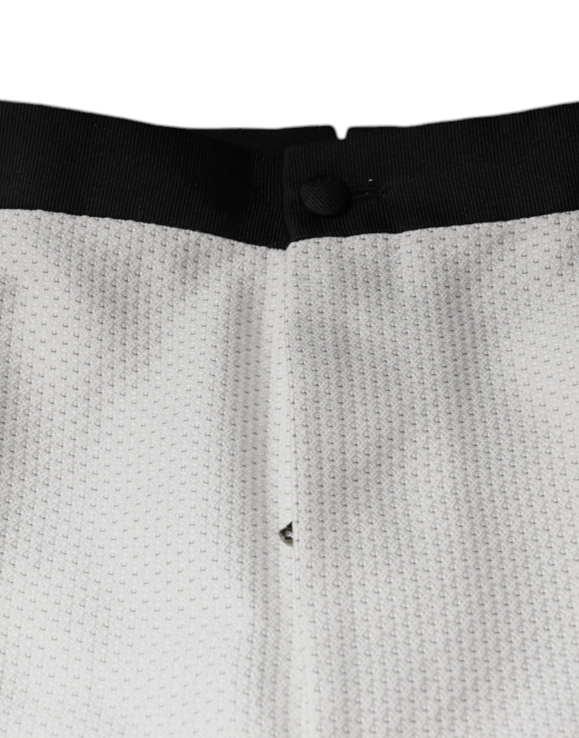Dolce & Gabbana White Polyester Formal Dress Pants -   -  Dolce & Gabbana.