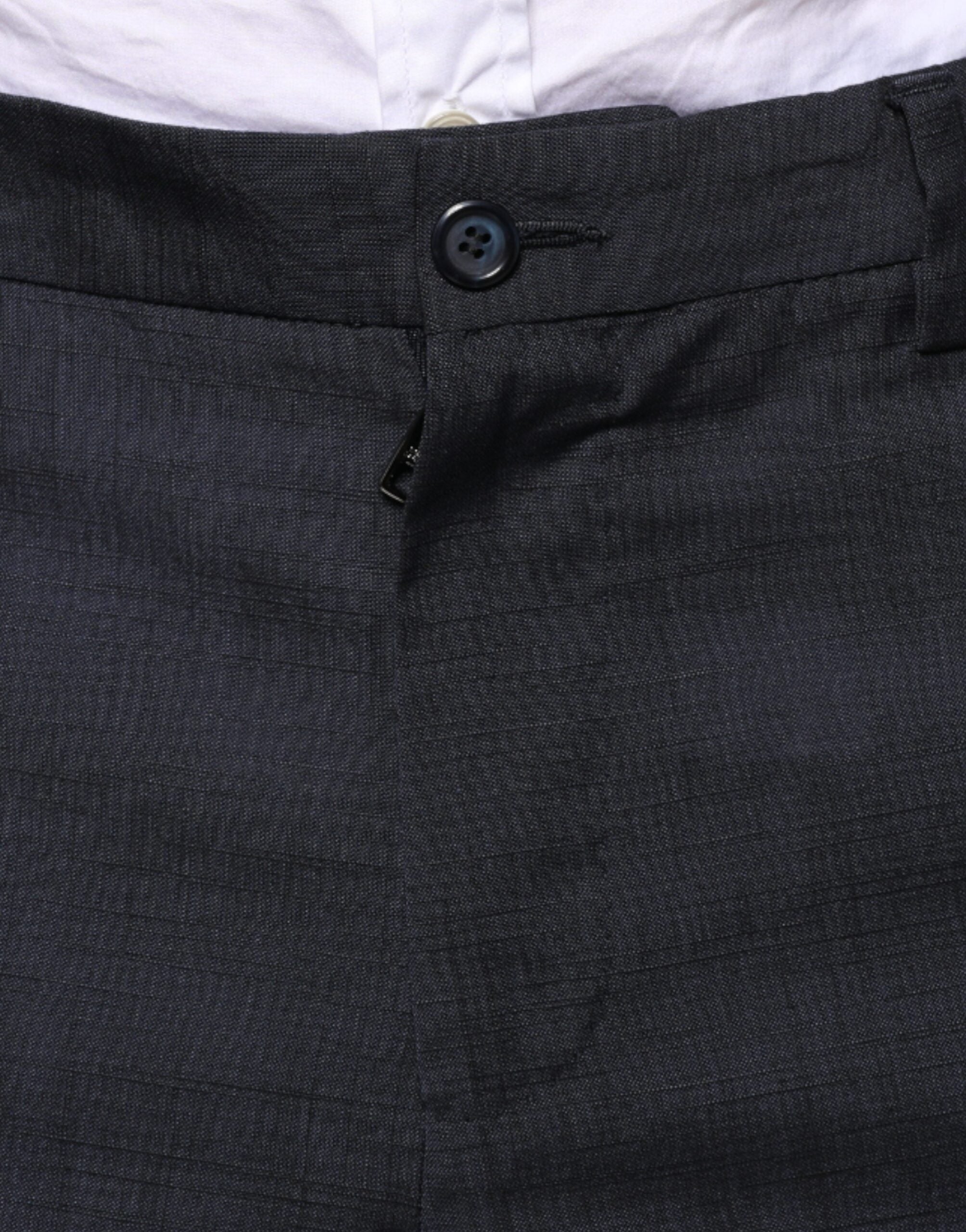 Dolce & Gabbana Black Cotton Wool Formal Dress Pants -   -  Dolce & Gabbana.