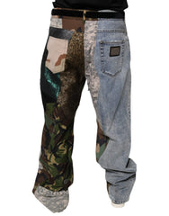 Dolce & Gabbana Multicolor Patchwork Camouflage Denim Jeans -   -  Dolce & Gabbana.