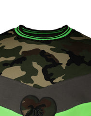 Dolce & Gabbana Multicolor Camouflage Sweatshirt Sweater -   -  Dolce & Gabbana.