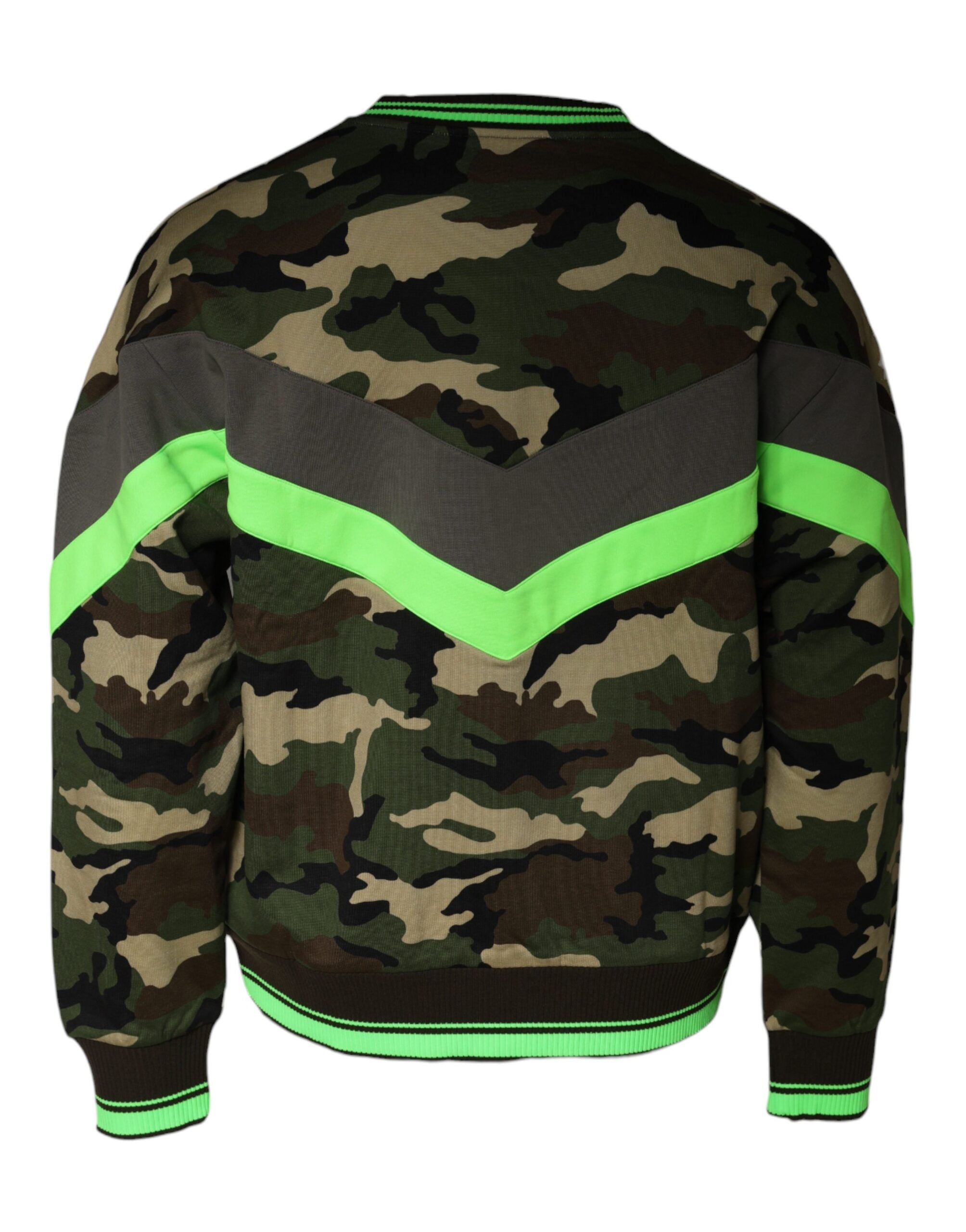 Dolce & Gabbana Multicolor Camouflage Sweatshirt Sweater -   -  Dolce & Gabbana.