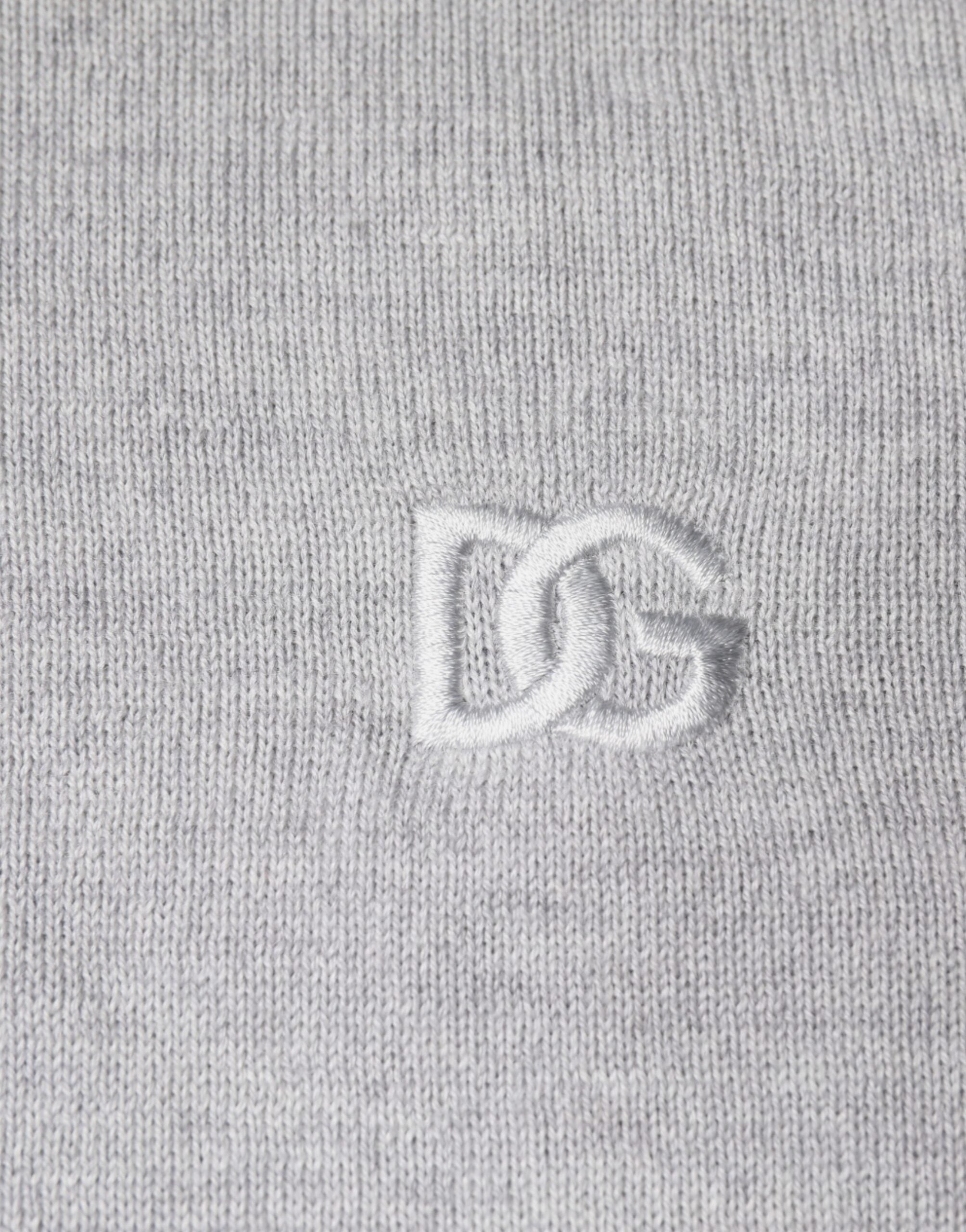 Dolce & Gabbana Light Gray Wool Crew Neck Pullover Sweater -   -  Dolce & Gabbana.