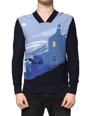 Ballantyne Multicolor Long Sleeves V-neck Pullover Sweater -   -  Ballantyne.