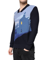 Ballantyne Multicolor Long Sleeves V-neck Pullover Sweater -   -  Ballantyne.