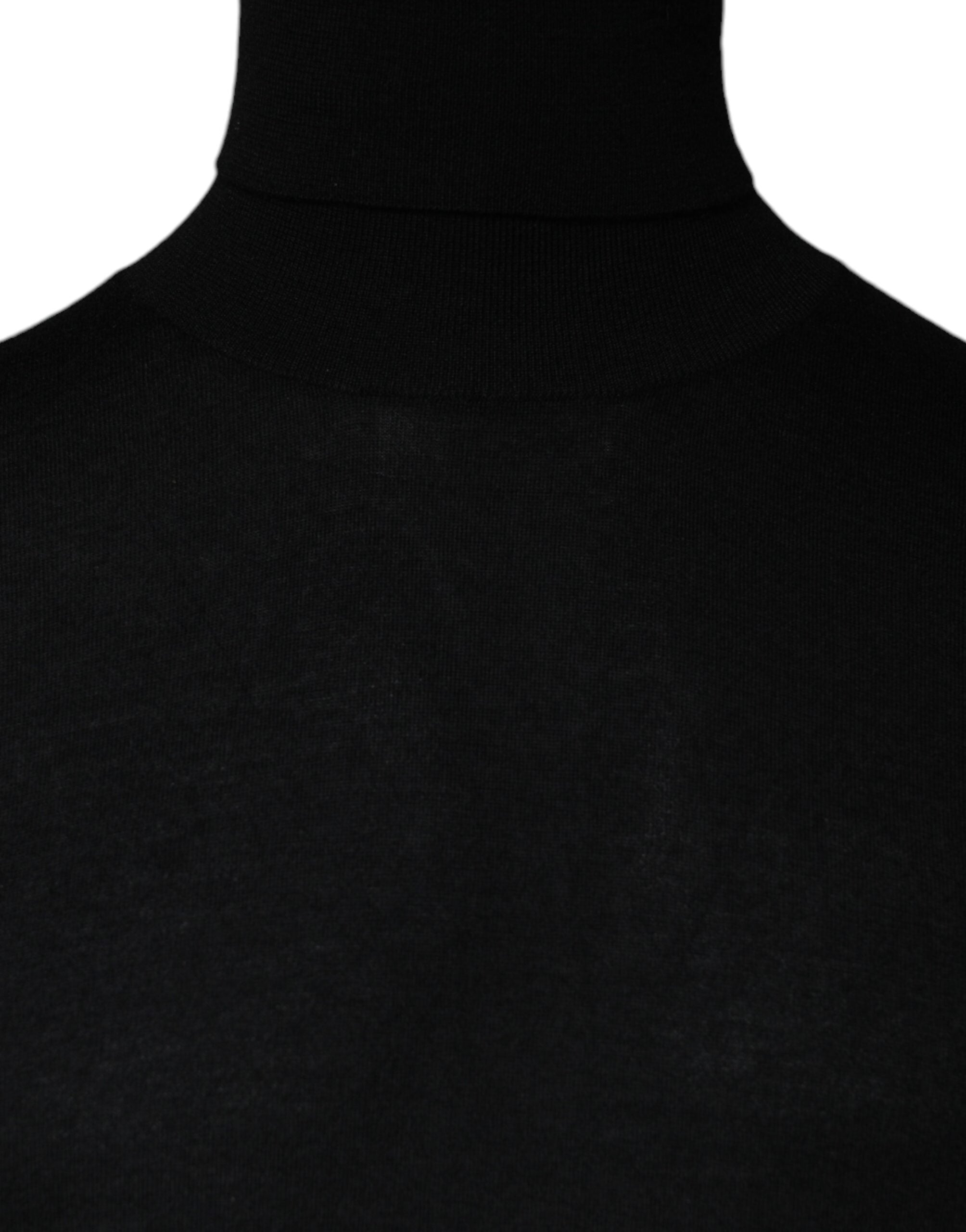 Dolce & Gabbana Black LongSleeve Turtleneck Pullover Sweater -   -  Dolce & Gabbana.