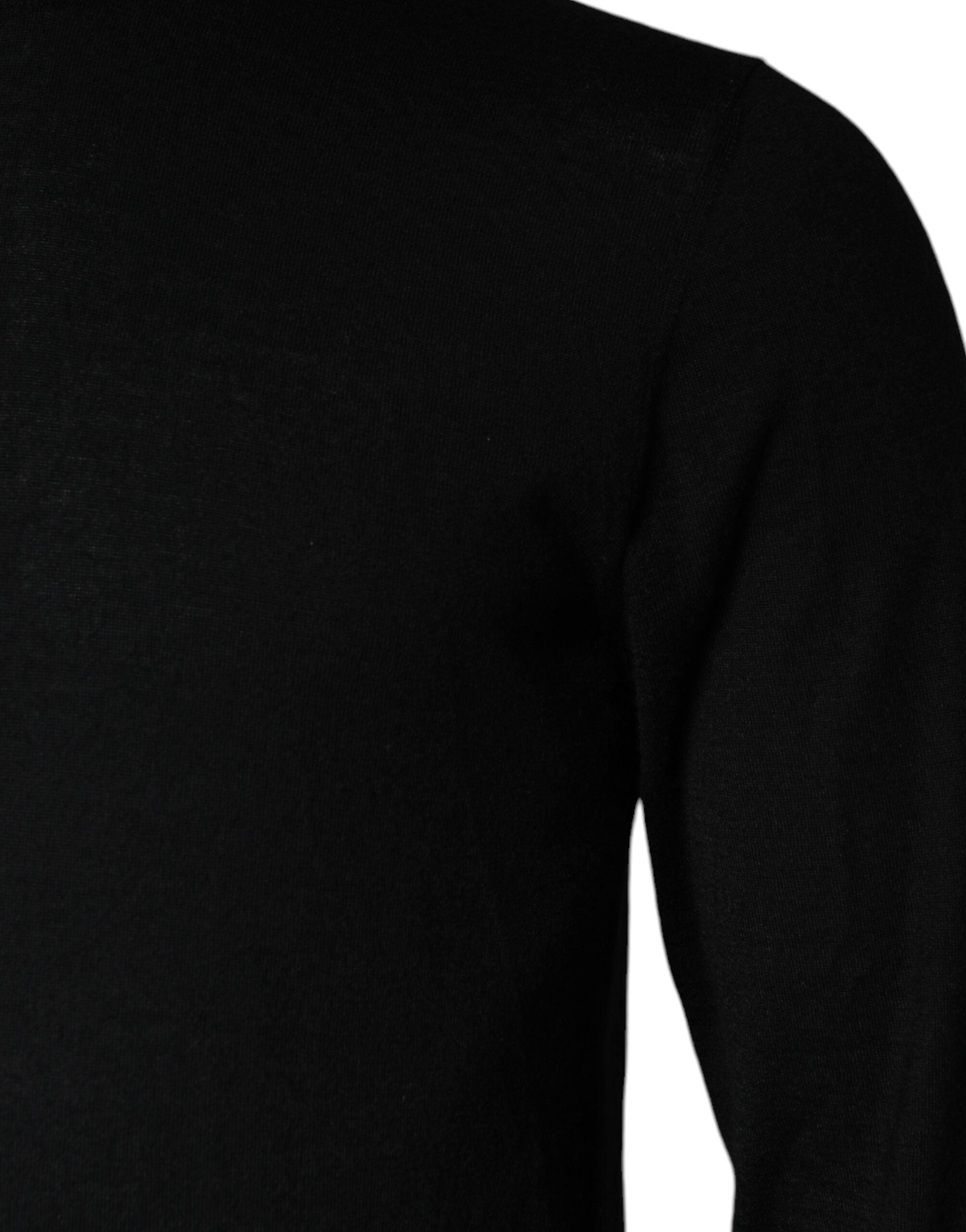 Dolce & Gabbana Black LongSleeve Turtleneck Pullover Sweater -   -  Dolce & Gabbana.