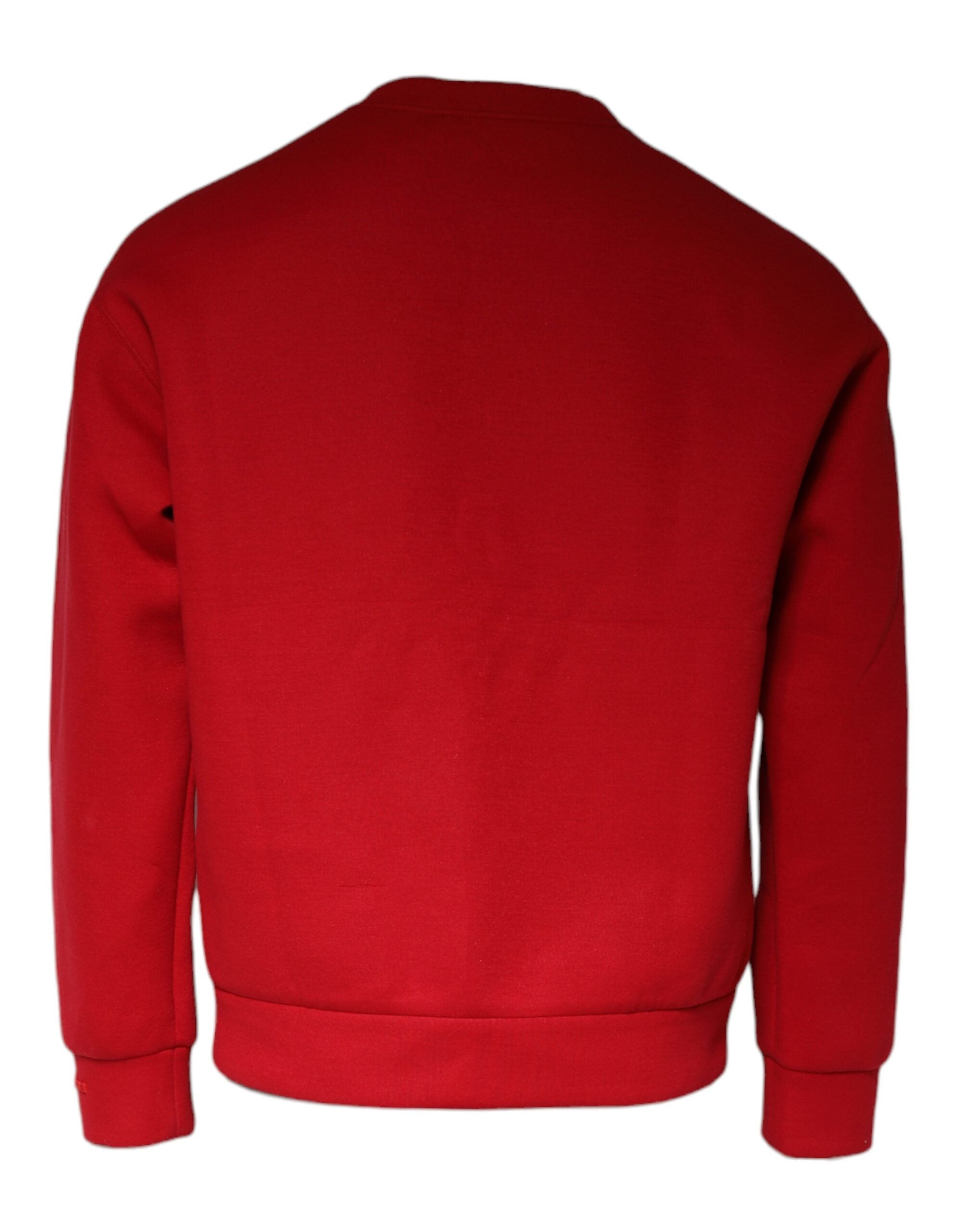 Dolce & Gabbana Maroon DG Logo Cotton Sweatshirt Sweater -   -  Dolce & Gabbana.
