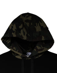 Dolce & Gabbana Black Camouflage Hooded Sweatshirt Sweater -   -  Dolce & Gabbana.