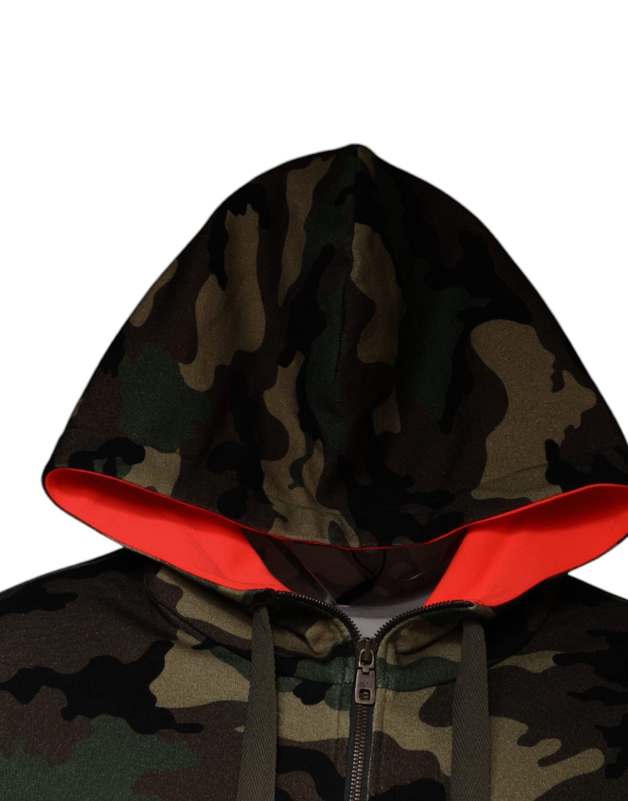 Dolce & Gabbana Multicolor Camouflage Hooded Men Sweatshirt Sweater -   -  Dolce & Gabbana.