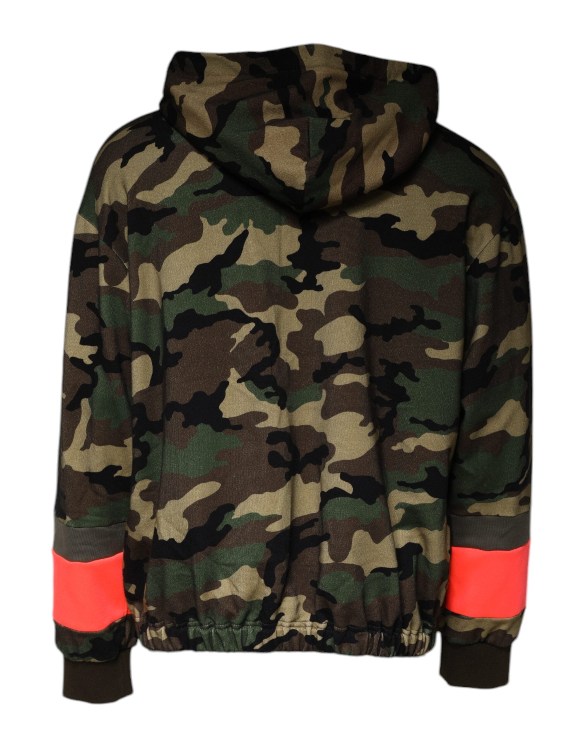 Dolce & Gabbana Multicolor Camouflage Hooded Men Sweatshirt Sweater -   -  Dolce & Gabbana.