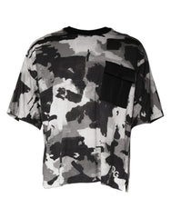 Dolce & Gabbana Multicolor Camouflage Cotton Crewneck T-shirt -   -  Dolce & Gabbana.