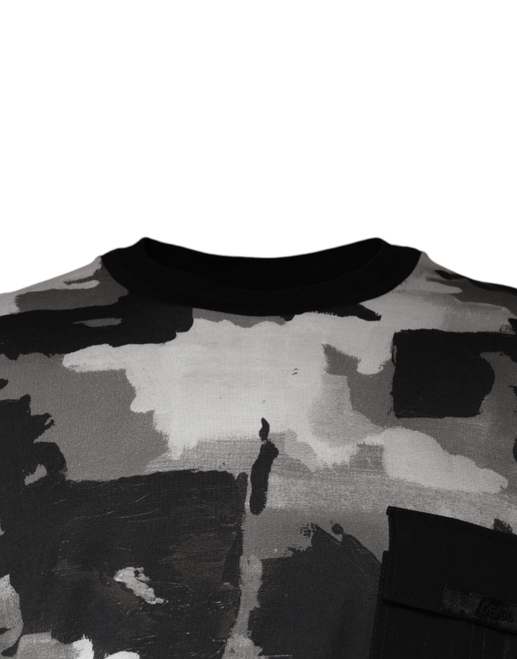 Dolce & Gabbana Multicolor Camouflage Cotton Crewneck T-shirt -   -  Dolce & Gabbana.