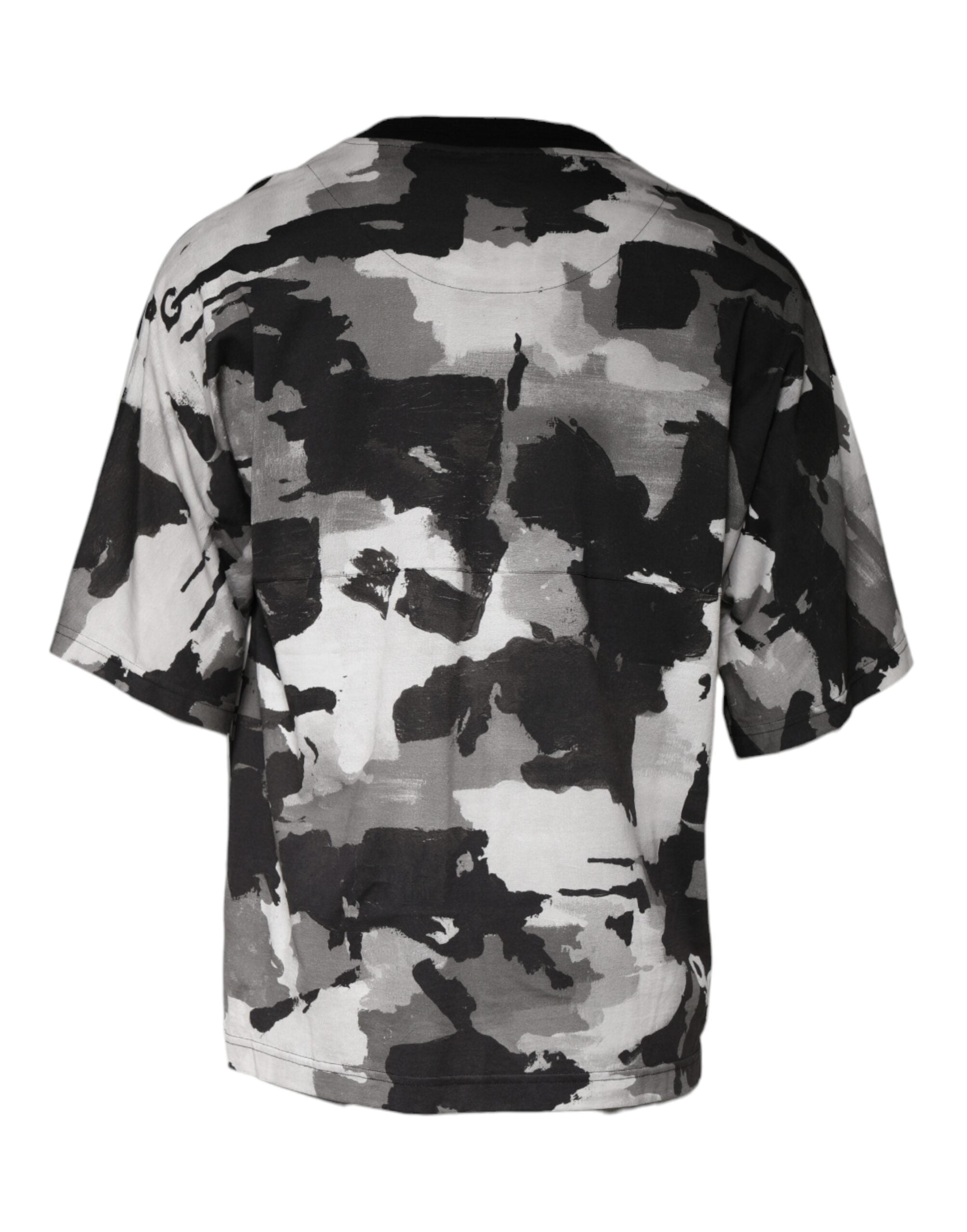 Dolce & Gabbana Multicolor Camouflage Cotton Crewneck T-shirt -   -  Dolce & Gabbana.
